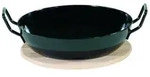 Kr&uuml;ger Pfannen-Set Schlemmerpfanne m. Holzteller 20 cm 1220H, (1-tlg)