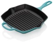 LE CREUSET Grillpfanne Signature, Quadratisch, Gusseisen, 26 cm, F&uuml;r alle...