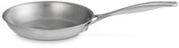 LE CREUSET Bratpfanne Unbeschichtete flache Pfanne, Edelstahl, 3-ply PLUS Edelstahl,