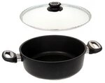 Lotus Gusspfannen Bratpfanne 220+20D - LOTUS Bratenkasserolle 20cm Alu Guss mit