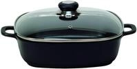 Karl Kr&uuml;ger Servierpfanne Servierpfanne eckig, Aluminium, Schwarz, 6 Liter, (1-tlg)