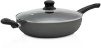 Kr&uuml;ger Bratpfanne Aluminium Gro&szlig;raumpfanne Gourmet, 28 cm, Aluminium (1-tlg), f&uuml;r