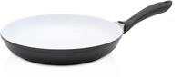 Kr&uuml;ger Bratpfanne Aluguss Pfanne flach OSLO, Aluminiumguss (1-tlg), f&uuml;r