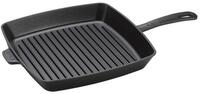 Staub Steakpfanne STAUB American Grill, 30 cm, Schwarz, quadratisch, Gusseisen