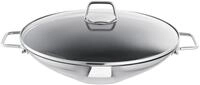 SCHULTE-UFER Wok Wega, Edelstahl beschichtet (Set, 3-tlg., 1 x Wok, 1 x Deckel, 1 x