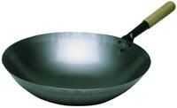 Bartscher Wok Wokpfanne Stahl, &Oslash; 360 mm, 5 Liter, Boden rund, A105960
