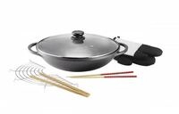 Kopf Wok Mai-Lu, Aluminiumguss, &Oslash; 36 cm, Induktion, Antihaftbeschichtung, inkl.
