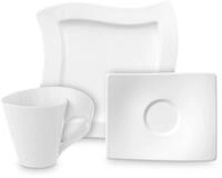 Villeroy & Boch Kaffeeservice NewWave Kaffee Set 12er Set (12-tlg), 4 Personen,