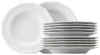 Rosenthal Geschirr-Set Tafelset Maria Wei&szlig; (12-teilig)