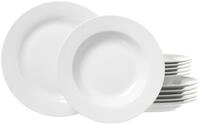 Ritzenhoff & Breker Tafelservice Bianco (12-tlg), 6 Personen, Porzellan, Teller Set,