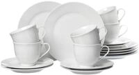 Ritzenhoff & Breker Kaffeeservice Bianco (18-tlg), 6 Personen, Porzellan,...