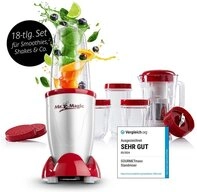 GOURMETmaxx Standmixer Smoothie Maker & Standmixer 18tlg. Set - 400W, 400 W,