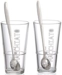 Ritzenhoff & Breker Latte-Macchiato-Tasse Lena 2er Set mit L&ouml;ffel, Glas