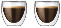 Bodum Espressoglas Espressoglas 0,08 l 2 St&uuml;ck Pavina, 2-tlg., Glas,...