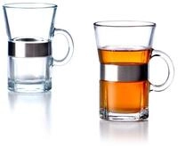 Rosendahl Thermoglas Grand Cru, Hot Drink Glas mit Henkel im 2er Set, 2-tlg.,