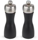 PEUGEOT Salz-/Pfefferm&uuml;hle FIDJI 15cm Buchenholz Schwarz Edelstahl Manuell...