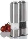 AdHoc Salz-/Pfefferm&uuml;hle Set aus 2 Gew&uuml;rzm&uuml;hlen PEPMATIK elektrisch, (2...