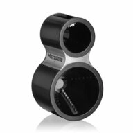Microplane Fadenschneider Spiralschneider 2-in-1, f&uuml;r 2 Gem&uuml;segr&ouml;&szlig;en