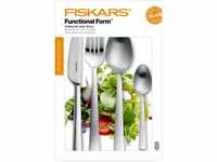Fiskars Besteck-Set Functional Form 16-tlg. Edelstahl Matt 1002958 (16-tlg),