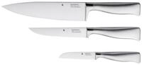 WMF Messer-Set Grand Gourmet Messer Set, 3-teilig (1x Kochmesser (Gesamtl&auml;nge 33,5