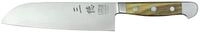 G&uuml;de Messer Solingen Kochmesser G&uuml;de Alpha Olive Santoku 18 cm, X746/18