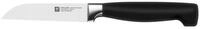 Zwilling Gem&uuml;semesser Vier Sterne Gem&uuml;semesser 8 cm schwarz, Gem&uuml;semesser,
