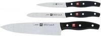 Zwilling Fleischmesser Twin Pollux Messer-Set 3-teilig K&uuml;chenhelfer, schwarz