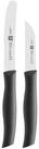 Zwilling Messer-Set Messerset 2-tlg. TWIN GRIP, Schwarz, Stahl