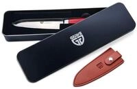 GR&Auml;WE Damastmesser GR&Auml;WE Damaszener Santokumesser 12,5 cm Klinge, GG-10 Stahl mit