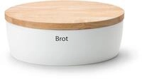 Continenta Brotkasten, Keramik, (1-tlg), Brottopf, mit Holzdeckel, auch als