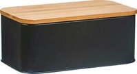 Zeller Present Brotkasten, Bambus, Metall, (1-tlg), L&auml;nge ca. 31 cm, schwarz