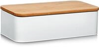 Zeller Present Brotkasten Bamboo, Bambus, Metall, (1-tlg), L&auml;nge ca. 42,5 cm