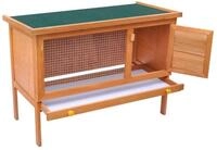 vidaXL Kleintierstall, Kaninchenstall Kleintierhaus Hasenstall 1 Ebene Holz