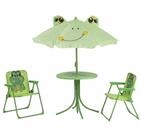 Siena Garden Sitzgruppe Froggy Kindersitzgruppe 4tlg. Gestell Stahl gr&uuml;n, 100%