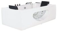 HOME DELUXE Whirlpool-Badewanne LAGUNA - M 180 x 90 x 55 cm, mit verst&auml;rktem