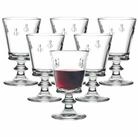 La Rochere Rotweinglas Biene Abeille Rotweingl&auml;ser 350 ml 6er Set, 6-tlg., Glas