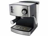 Mesko Espressomaschine MS 4403, Kaffeemaschine mit Milchaufschäumer, 850 Watt,