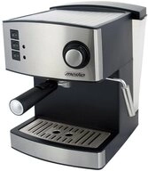 Mesko Espressomaschine, Kaffeemaschine mit Milchaufsch&auml;umer, 850 Watt, silber