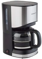 KORONA Filterkaffeemaschine, Schwarz / Edelstahl, 10 Tassen, 1,25 L, 1x4