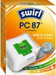 Swirl Staubsaugerbeutel Swirl PC87 PC 87, passend f&uuml;r Panasonic Staubsauger, inkl. 1