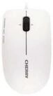Cherry MC 2000 Kabelgebundene Maus mit schwenkbarem Rad, Wei&szlig; Grau, USB Maus