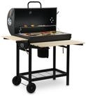 BBQ-Toro Holzkohlegrill Grillwagen, &Oslash; 42 x (L) 80 cm, Premium Kohle Smoker...