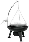 BBQ-Toro Holzkohlegrill Schwenkgrill mit Grillrost &Oslash; 64 cm, Holzkohlegrill,