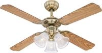 Westinghouse Deckenventilator Deckenventilator Princess Trio Messing antik 105 cm,