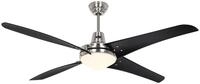CasaFan Deckenventilator Deckenventilator Mirage BN-SW mit Licht & Fernbedienung