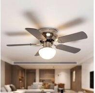 GLOBO LIGHTING Deckenventilator, Deckenventilator mit Beleuchtung und Zugschalter