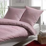 Elegante Bettw&auml;sche Hamburger Streifen, Mako-Satin, 2 teilig, angenehmes...