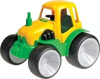 GOWI Spielzeug-Traktor Traktor gelb/gr&uuml;n 14cm