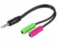 Vivanco Audio- & Video-Kabel, Adapter, Klinken Adapter (10 cm)