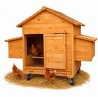 Mucola H&uuml;hnerstall Rollbarer H&uuml;hnerstall inkl. 2 Nestboxen Rampe H&uuml;hnerhaus,